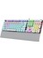 KG1102 USB Kablolu Red Switch Makro Tuşlu RGB LED Aydınlatmalı Mekanik Gaming Türkçe Q Metalik Klavye 9