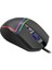 MS106 Kablolu 3200DPI 7 Tuşlu RGB LED Aydınlatmalı Gaming Optik Mouse Siyah 8