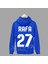 Rafa Futbolcu 27 Numara Forma Baskılı Unisex Kapüşonlu Sweatshirt 1