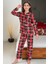 Kız Çocuk Ayıcık Baskılı Pijama Takımı 12157 1