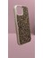 iPhone 15 Uyumlu Gold Renk Swarovski Taşlı Kılıf 2