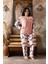 Büyük Beden Battal Polar Kadın Pijama Takımı 3