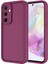 Galaxy A35 Kılıf Kamera Korumalı Zore Ananas Kapak-Mürdüm 1