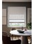 Lazer Kesim Mat Stor Perde, Lazer Kesimli Modern Serisi, M-201001 Beyaz Renk 1