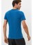 Dri-Fit Training Swoosh Standart Kesim Mavi Erkek Tişört 4