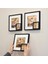 Yapışkanlı Yavrulu Sök-Tak Paspartulu Siyah 21 x 21 cm Kare Fotoğraf Çerçevesi - 3'lü Paket 1