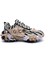 G25Y338 Özel Tasarım Zebra Detay Taşlı Bej Renk Şık Spor Sneaker Ayakkabı 1