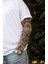 Giyilebilir Maori Desenli Kol Dövmesi 3D Baskılı Tattoo 3