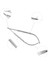Profesyonel Mikro Makas Eğimli Micro Scissors Curved 4