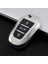 Peugeot 208 308 408 508 2008 3008 5008 Uyumlu Smart Nano Anahtar Kılıfı Krom Siyah 4
