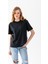 Unisex T-Shirt, Kısa Kollu Oversize T-Shirt, Pamuklu Siyah Bisiklet Yaka Oversize Tişört, Kadın Tişört, Erkek Tişört. 3