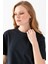 Unisex T-Shirt, Kısa Kollu Oversize T-Shirt, Pamuklu Siyah Bisiklet Yaka Oversize Tişört, Kadın Tişört, Erkek Tişört. 4
