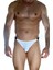 Mulvxbrf BRF02 Erkek Beyaz Arkası Büzgülü Brazillian Slip (Mulvix) 3
