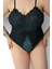 Mulvxbrf BRF02 Büyük Beden Babydoll Gecelik Dantel Yeşil Tül Detaylı (Mulvix) 2