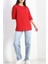 Oversize 2 Iplik Tişört Kırmızı - 20700.1878. 4