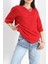 Oversize 2 Iplik Tişört Kırmızı - 20700.1878. 5