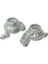 Uzaktan Kumanda Model Aksesuarları, Metal Ön Direksiyon Kupası Arka Göbek Seti Xlf X03 X04 X-03 X-04 1/10 Fırçasız Rc Araba Yükseltme Parçaları Yedek Aksesuarları, Gümüş (Yurt Dışından) 4