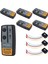 Kablosuz Damperli Römork Uzaktan Kumandası, 3'lü Set 12V 24V 2.4g 50M Evrensel Araba Kablosuz Vinç Vinç Uzaktan Kumanda Kontrol Cihazı Çift El Kumandası Aralığı, Siyah (Yurt Dışından) 3