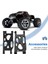 Ön ve Arka Salıncak, Ön ve Arka Salıncak Kolu Seti Parçası 144001 1/14 4WD Rc Araba Romanı Uygun Oyuncak Parçaları, Siyah (Yurt Dışından) 4