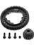 Uzaktan Kumandalı Araba Aksesuarları, Rc Araba Mod Sertleştirilmiş Mahmuz Dişli Takımı 1/5 1/7 Xo-1 1/10 E- 2.0V Xl 54T+18T, Siyah (Yurt Dışından) 1