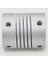 Kaplin, 6mm Ila 8mm Şaft Kaplini 25MM Uzunluk 18MM Çap Adım Motor Kaplini Alüminyum Alaşımlı Bağlantı Konnektörü 3D Yazıcı Cnc Makinesi Diy Kodlayıcı, Gümüş (Yurt Dışından) 4