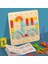 Çocuklar Ahşap Geoboard Oyuncakları Tırnak Tahtası Geometrik Sütun Seti Inşaat Bulmacası Geometrik Mandal Tahtası Montessori Duyusal Oyuncak (Yurt Dışından) 1