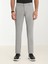 Gri Dokuma Slim Fit Casual Pantolon 2