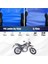 Falcon Wonder 150 Motosiklet Brandası Su Geçirmez Branda Mavi Branda Motor Branda 1