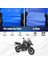 Qj SRT550 x Motosiklet Brandası Su Geçirmez Branda Mavi Branda Motor Branda 1