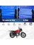 Rmg Moto Gusto Ranger 100 Motosiklet Brandası Su Geçirmez Branda Mavi Branda Motor Branda 1