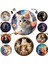 Kedi A3 A4 A5 Yetişkinler Çocuklar Için Ahşap Bulmaca Oyuncaklar Ahşap Kendin Yap El Sanatları Yuvarlak Şekilli Tatil Hediyesi Yapı Blokları Ev Dekorasyonu (Yurt Dışından) 2