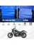 Qj SRV550 Motosiklet Brandası Su Geçirmez Branda Mavi Branda Motor Branda 1