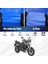 Bajaj Domınar D 400 Motosiklet Brandası Su Geçirmez Branda Mavi Branda Motor Branda 1