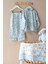 Pijama Takımı - Toile De Jouy / Mavi 1