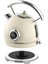 FR-KT06 Magnoli 1,8l Isı Göstergeli Retro Krem Kettle Kablosuz Su Isıtıcısı 1
