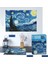 Puzzle-Yıldızlı Gece Vincent Van Gogh Yapboz Bulmacaları 1000 Parçalı Yetişkinler ve Çocuklar Için Yapbozlar, Yıldızlı Gece KARE-1000 Parça (Yurt Dışından) 2