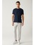 Erkek Lacivert Soft Touch Bisiklet Yaka Düz Modal T-Shirt B001171 5