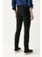 Erkek Siyah Eskitme Yıkamalı Esnek Jean Pantolon B003502 3