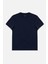 Erkek Lacivert-Bordo 2'li %100 Pamuk Bisiklet Yaka T-Shirt E001012 4