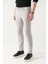 Erkek Açık Gri 5 Cepli Esnek Kanvas Slim Fit Pantolon B003001 2