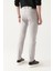 Erkek Açık Gri 5 Cepli Esnek Kanvas Slim Fit Pantolon B003001 3