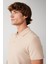 Erkek Vizon %100 Pamuk Polo Yaka T-shirt A31y1128 2