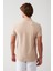 Erkek Vizon %100 Pamuk Polo Yaka T-shirt A31y1128 4