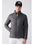 Erkek Antrasit Şişme Unisex Mont Kaz Tüyü Su Itici Rüzgar Geçirmez Comfort Fit B006020 1