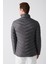 Erkek Antrasit Şişme Unisex Mont Kaz Tüyü Su Itici Rüzgar Geçirmez Comfort Fit B006020 4
