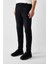 Erkek Siyah Eskitme Yıkamalı Kaplamalı Jean Pantolon B003517 3