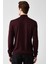 Erkek Bordo Yarım Balıkçı Yaka Yün Karışımlı Triko Kazak B005015 4