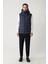 Erkek Lacivert Unisex Yelek Kaz Tüyü Su Itici Ve Rüzgar Geçirmez Kapüşonlu Yaka Comfort Fit A32y6504 10