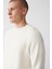 Erkek Ekru Bisiklet Yaka Reglan Kol Triko Kazak A32y5155 2