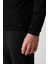 Erkek Siyah Bisiklet Yaka Baskılı Rayon Triko Kazak A32y5033 3